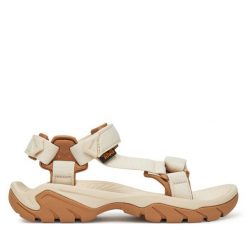 Sandały Teva. Brązowe obuwie sportowe damskie Teva, bez wzorów, trekkingowe. Za 319.99 zł.