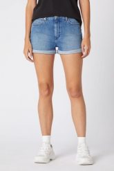 WRANGLER BOYFRIEND DAMSKIE SZORTY JEANSOWE MID BLUE W22KJX31A 112127817. Niebieskie szorty damskie Wrangler, l, bez wzorów, z jeansu. Za 149.99 zł.