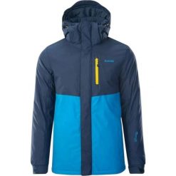 Męska Kurtka Namparo. Niebieskie kurtki snowboardowe męskie Hi-tec, m, bez wzorów, z materiału, długie, z kapturem, narciarskie. Za 838.99 zł.