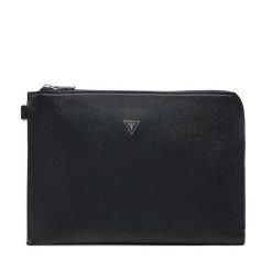 Saszetka Guess. Czarne saszetki męskie Guess, młodzieżowe, małe. Za 279.99 zł.