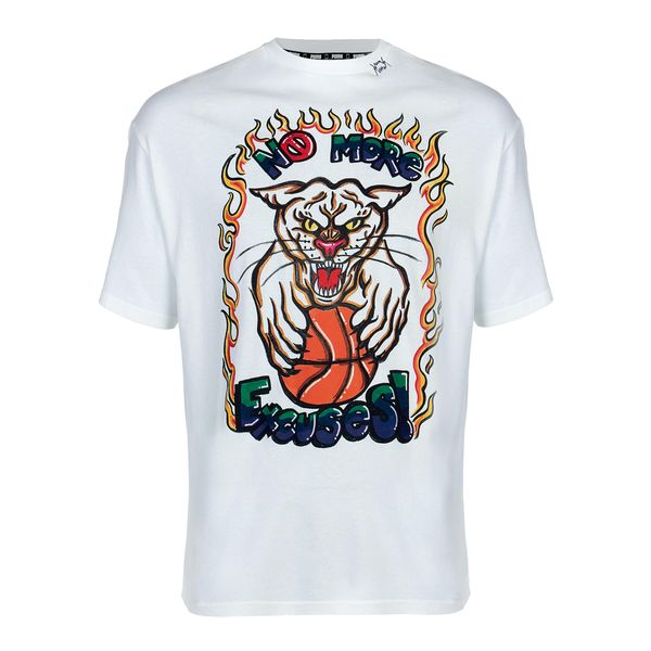 Koszulka męska PUMA Getting Crafty Gender Neutral. Białe buty sportowe męskie Puma, bez zapięcia, na fitness i siłownię. Za 129.99 zł.