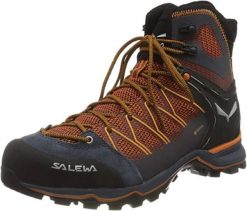 Buty trekkingowe Salewa MS MTN Trainer Lite Mid GTX. Brązowe trekkingi męskie Salewa, na zimę, trekkingowe, gore-tex. Za 843.00 zł.