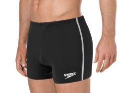 Kąpielówki bokserki męskie pływackie SPEEDO CLASSIC+ ASHT 8-007320001. Czarne kąpielówki męskie Speedo, l, bez wzorów, z materiału, do pływania. Za 79.00 zł.
