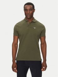 Barbour Polo Tartan MML0012OL51 Khaki Regular Fit. Brązowe koszulki polo męskie Barbour, m, bez wzorów, z bawełny, bez ramiączek. Za 339.99 zł.