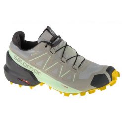 Buty do biegania Salomon Speedcross 5 Gtx W 416128 szare. Szare obuwie sportowe damskie bez wzorów, z gumy, do biegania, salomon speedcross. Za 809.55 zł.