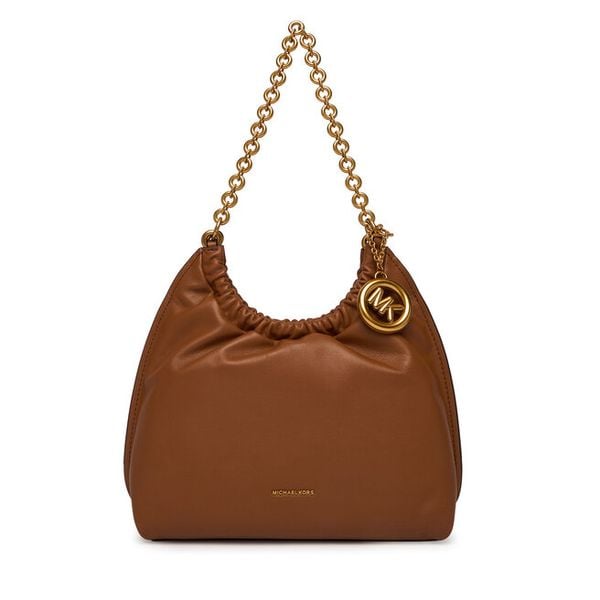 Torebka MICHAEL Michael Kors. Brązowe torebki do ręki damskie MICHAEL Michael Kors, bez wzorów, klasyczne, bez dodatków. Za 682.99 zł.