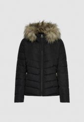 Kurtka puchowa Kobieta ONLY ONLELLAN QUILTED HOOD CC OTW. Czarne kurtki damskie Only, na zimę, s, z aplikacjami, z futra, bez kaptura. Za 399.00 zł.