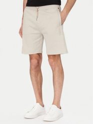 BOSS Szorty sportowe 50561500 Beżowy Regular Fit. Brązowe krótkie spodenki sportowe męskie Boss, m, bez wzorów, z bawełny. Za 429.99 zł.