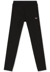 Damskie legginsy Fila Casania. Czarne legginsy sportowe damskie Fila, xs, bez wzorów, z bawełny, z podwyższonym stanem, długie, do biegania. Za 100.99 zł.
