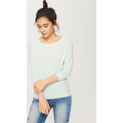 Sweter - Turkusowy. Swetry przez głowę męskie marki Reserved. W wyprzedaży za 39.99 zł.