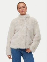 Vero Moda Futro Monroe 10315328 Beżowy Regular Fit. Brązowe płaszcze damskie Vero Moda, m, bez wzorów, z futra, bez kaptura. Za 319.99 zł.