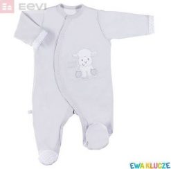 Ewa Klucze PAJAC niemowlęcy wyprawka NEWBORN SZARY Ewa klucze 50. Szare śpioszki niemowlęce Ewa Klucze, bez ramiączek. Za 53.99 zł.
