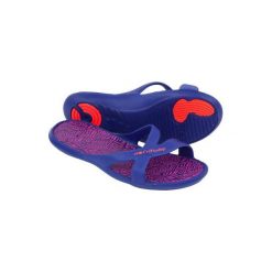 Klapki Basenowe Metaslap 500 Damskie. Niebieskie klapki damskie NABAIJI, bez wzorów, z kauczuku, bez obcasa. Za 49.99 zł.