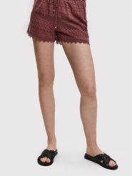 Vero Moda Szorty materiałowe Honey 10190155 Bordowy Regular Fit. Czerwone szorty damskie Vero Moda, s, bez wzorów, z materiału. Za 79.99 zł.