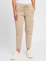 Street One spodnie cargo - Bonny Kobiety Lyocell szary, 46-28. Szare spodnie materiałowe damskie Street One, bez wzorów, z lyocellu. Za 399.95 zł.