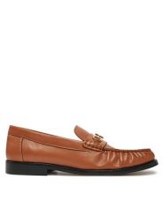 Tommy Hilfiger Mokasyny Soft Leather Horsebit Loafer FW0FW08414 Pomarańczowy. Brązowe mokasyny damskie Tommy Hilfiger, ze skóry. Za 349.99 zł.