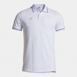 Polo Joma Confort Classic. Białe koszulki sportowe męskie Joma, m, bez wzorów, bez kołnierzyka, bez ramiączek, do piłki nożnej. Za 136.85 zł.