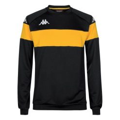 Bluza Kappa Dido. Czarne bluzy męskie Kappa, bez zapięcia, na fitness i siłownię. Za 160.20 zł.