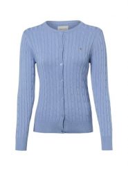 Gant Kardigan Kobiety Bawełna niebieski, XS. Niebieskie kardigany damskie GANT, xs, bez wzorów, z bawełny, eleganckie. Za 749.95 zł.