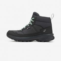 Buty turystyczne damskie Quechua NH100 mid wodoodporne. Niebieskie obuwie sportowe damskie QUECHUA, trekkingowe. Za 169.99 zł.