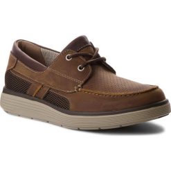 Półbuty CLARKS - Un Abode Step 261326157 Dark Tan Lea. Półbuty na co dzień męskie marki Clarks. Za 429.00 zł.