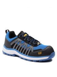 CAT Footwear Półbuty Charge S3 Hro Src + Esd Niebieski. Niebieskie półbuty na co dzień męskie CAT Footwear, z materiału, bez zapięcia. Za 489.99 zł.