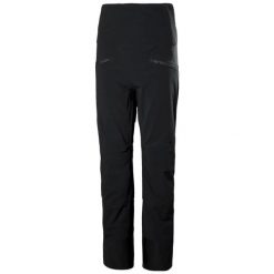 Spodnie narciarskie dla kobiet Helly Hansen Alphelia Hi Waist. Czarne spodnie materiałowe damskie Helly Hansen, bez wzorów, narciarskie. Za 1,338.00 zł.