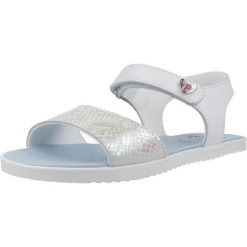 Sandały PABLOSKY 452100P Biały. Białe sandały damskie Pablosky, bez wzorów, ze skóry, bez obcasa, bez zapięcia. Za 239.99 zł.