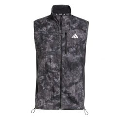 Kurtka bez rękawów adidas Own the Run Spray Dye. Czarne kurtki męskie Adidas, m, bez wzorów, z materiału, bez kaptura. Za 292.40 zł.