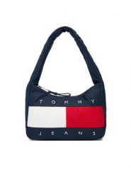 Tommy Jeans Torebka Tjw Archive Shoulder Bag AW0AW18074 Granatowy. Niebieskie torebki do ręki damskie Tommy Jeans, bez wzorów, z jeansu, bez dodatków. Za 409.99 zł.