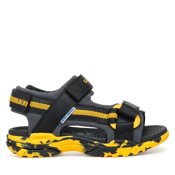 Sandały Geox. Czarne sandały chłopięce Geox, bez zapięcia. Za 159.99 zł.