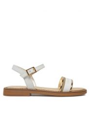 Tommy Hilfiger Sandały Sandal T4A2-33944-1281 S Biały. Białe sandały dziewczęce Tommy Hilfiger, ze skóry, bez zapięcia. Za 309.99 zł.
