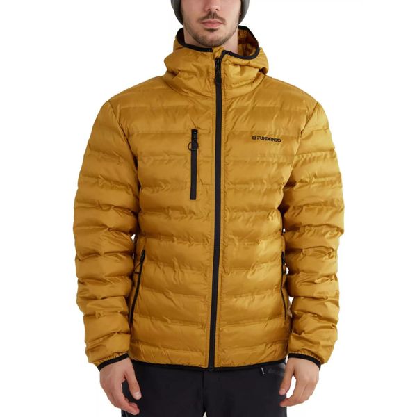 Kurtka męska Fundango Mogollon Light Weight Padded. Żółte kurtki męskie Fundango, m, bez wzorów, z materiału, trekkingowe. Za 399.90 zł.