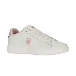 Buty sportowe K-Swiss COURT SHIELD II (94412-165-M). Białe obuwie sportowe damskie K-SWISS, trekkingowe. Za 199.00 zł.