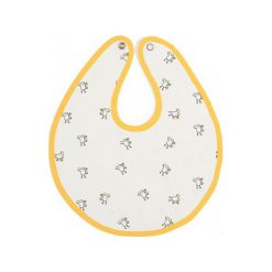 Baby Bites Śliniaczek Mustard. Żółte śliniaki dla dzieci Baby Bites, bez wzorów, z bawełny. Za 55.00 zł.