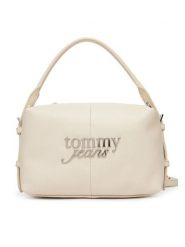 Tommy Jeans Torebka Tjw Bold Camera Bag AW0AW18470 Écru. Torebki do ręki damskie Tommy Jeans, bez wzorów, z jeansu, bez dodatków. Za 449.99 zł.