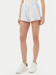 Guess Szorty sportowe V5GD11 KCRQ0 Błękitny Relaxed Fit. Niebieskie szorty sportowe damskie Guess, xxs, z aplikacjami, z bawełny, sportowe. Za 139.99 zł.