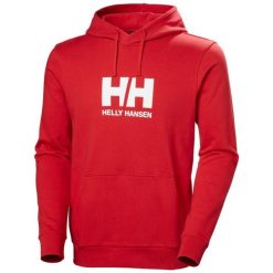 Bluza z kapturem Helly Hansen Logo. Czerwone bluzy męskie Helly Hansen, m, bez wzorów, z kapturem. Za 394.00 zł.