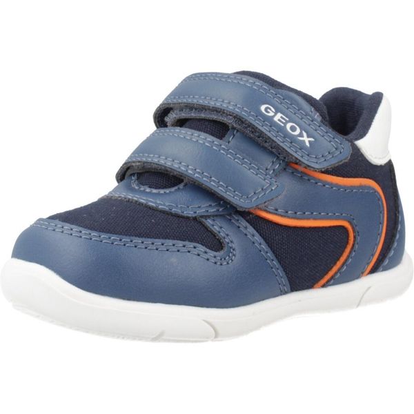 Buty GEOX B ZAPITO BOY Niebieski. Niebieskie trekkingi męskie Geox, trekkingowe. Za 122.99 zł.