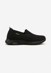 Czarne Buty Sportowe Wsuwane pod Kostkę z Miękką Cholewką Ravionae. Czarne buty sportowe męskie Born2be, z jeansu, bez zapięcia. Za 79.99 zł.