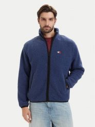 Tommy Jeans Polar DM0DM22345 Niebieski Regular Fit. Niebieskie bluzy męskie Tommy Jeans, m, bez wzorów, z jeansu, bez kaptura. Za 529.99 zł.