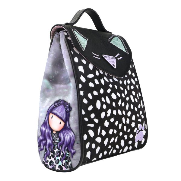 Plecak Casual Gorjuss Smitten kitten Biały. Czarne torby i plecaki dziecięce safta, z materiału. Za 197.00 zł.
