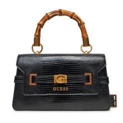 Torebka Guess. Czarne torebki do ręki damskie Guess, z aplikacjami, klasyczne, bez dodatków. Za 479.99 zł.