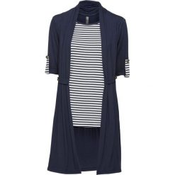 Shirt bonprix ciemnoniebiesko-biały. Bluzki damskie bonprix. Za 99.99 zł.