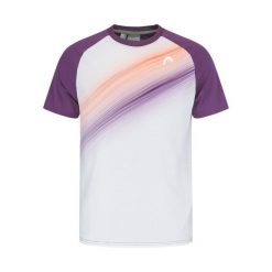 Koszulka Head Performance. Fioletowe koszulki sportowe męskie Head, m, bez wzorów, z materiału, bez kołnierzyka, bez ramiączek. W wyprzedaży za 230.75 zł.