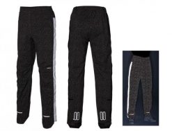 Wodoodporne spodnie kolarskie z materiałem odblaskowym Basil Skane Hivis Bluesig. Czarne spodnie sportowe męskie BASIL, m, bez wzorów, z materiału, rowerowe. Za 580.00 zł.