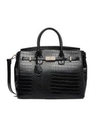 Nine West Torebka CEO-Melia-LDA8377 Czarny. Czarne torebki do ręki damskie Nine West, bez wzorów, z materiału, bez dodatków. Za 279.99 zł.