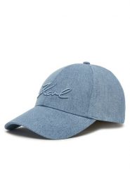 KARL LAGERFELD Czapka z daszkiem A2W33058 Niebieski. Niebieskie czapki i kapelusze damskie KARL LAGERFELD, bez wzorów, z bawełny. Za 179.99 zł.