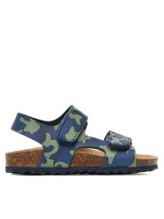 Geox Sandały B Sandal Chalki B552QB 00004 CF44L S Granatowy. Niebieskie sandały chłopięce Geox, ze skóry, bez zapięcia. Za 129.99 zł.