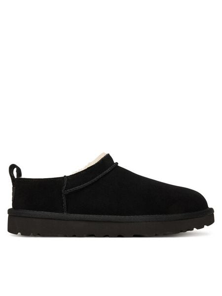 Ugg Śniegowce W Classic Micro 1173891 Czarny. Czarne śniegowce i trapery damskie UGG, ze skóry. Za 679.99 zł.